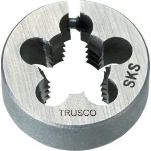 TRUSCO 丸ダイス 25径 ユニファイねじ 5/16UNC18 (SKS) T25D-5/16UNC18