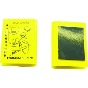 TRUSCO カートンエッジホルダー マグネット付タイプ 4個入セット カートンエッジホルダー マグネット付タイプ 4個入セット TCH-237M