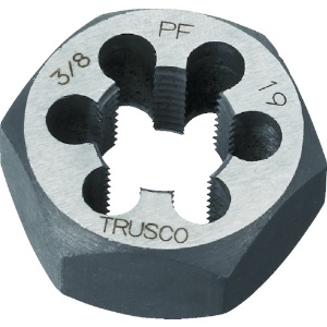 TRUSCO 六角サラエナットダイス PF3/8-19 TD6-3/8PF19