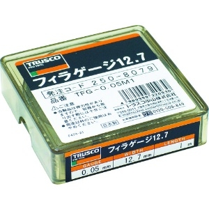 TRUSCO フィラーゲージ 0.03mm厚 12.7mmX1m TFG-0.03M1