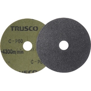 TRUSCO ディスクペーパー4型 Φ100X15.9 #60 (10枚入) TG4-60