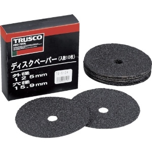 TRUSCO ディスクペーパー5型 Φ125X15.9 #16 (10枚入) TG5-16