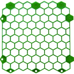 TRUSCO 抗菌・防炎ジョイントスノコ 土足用 グリーン TJDDS15-GN