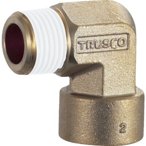 TRUSCO ねじ込み継手 エルボ R1/4-RC1/4 TN-12L