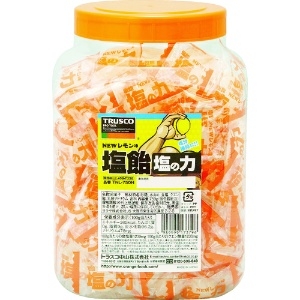 TRUSCO 【※軽税】塩飴 塩の力 750g レモン味 ボトルタイプ TNL-750N