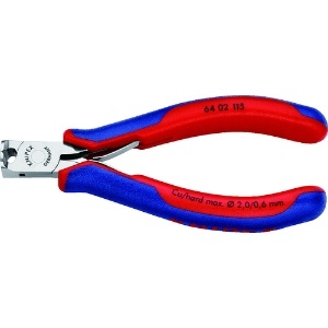 KNIPEX 6402-115 エレクトロニクスエンドカッティングニッパー 6402-115