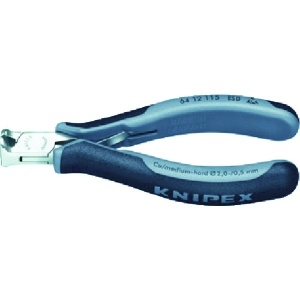 KNIPEX 6412-115ESD エレクトロニクスエンドカッティングニッパー 6412-115ESD