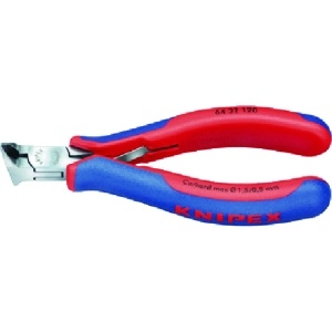 KNIPEX 6432-120 エレクトロニクスエンドカッティングニッパー 6432-120 エレクトロニクスエンドカッティングニッパー 6432-120