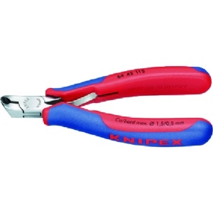 KNIPEX 6442-115 エレクトロニクスエンドカッティングニッパー 6442-115 エレクトロニクスエンドカッティングニッパー 6442-115