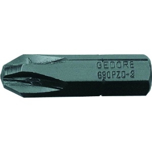 GEDORE スクリュードライバービット 690 PZD 1/4 PZ1 25mm 10本入 スクリュードライバービット 690 PZD 1/4 PZ1 25mm 10本入 6552790