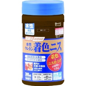 KANSAI 水性ウレタン着色ニス 300ML 新チーク 774-123-300