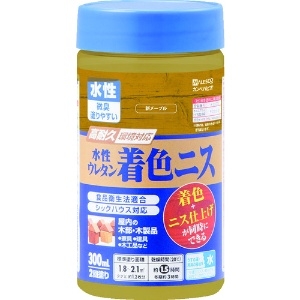 KANSAI 水性ウレタン着色ニス 300ML 新メープル 774-124-300