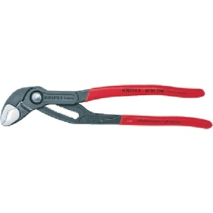 KNIPEX ウォーターポンププライヤー コブラ ソフトプラスチックハンドル 250mm 8701-250