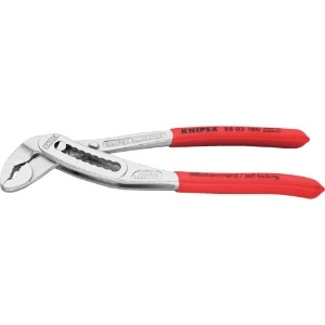 KNIPEX ウォーターポンププライヤー アリゲーター ソフトプラスチックハンドル 180mm 8803-180