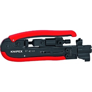 KNIPEX コンプレッションツール同軸端子用 9740-20SB