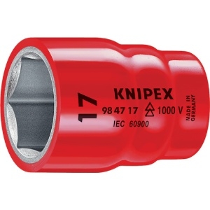 KNIPEX 絶縁1000Vソケット 1/2 14mm 9847-14