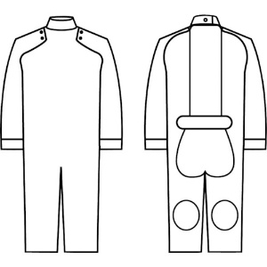 テイケン 快適溶接作業服(プロテクター) 快適溶接作業服(プロテクター) TWW3-L 画像3