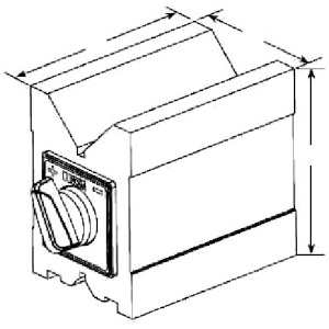 NOGA Vブロックマグネット 100×60×73mm 底面吸着力600N Vブロックマグネット 100×60×73mm 底面吸着力600N VB1002 画像2