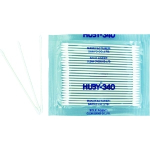 HUBY HUBY 3インチ 工業用綿棒(先端コーン型/ハードシャープポイントスリム)BB-013SP (100本入) BB-013SP