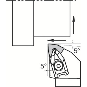 外径・端面加工用ホルダ DWLN DWLNL2525M-08