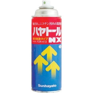 サンハヤト 油汚れやタバコのヤニ用洗浄剤ハヤトールNX 徳用缶 油汚れやタバコのヤニ用洗浄剤ハヤトールNX 徳用缶 FCR-413