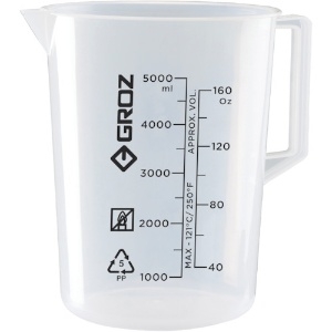 GROZ オイル用ビーカー 5000ML JUG/5000G