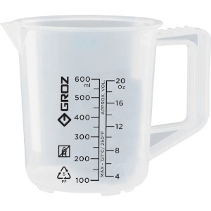 GROZ オイル用ビーカー 600ML JUG/600G