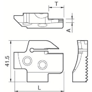 あすつく対応 「直送」 京セラ KGDFR2204BC 溝入れ用ホルダ KGDFR-220