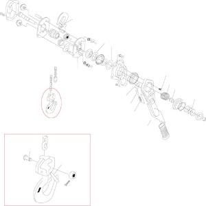 OH レバーホイスト 3.0ton OHLV-3.0-2 オーエッチ工業-