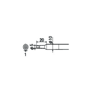 グット PX4用 替こて先 5D PX-40RT-5D