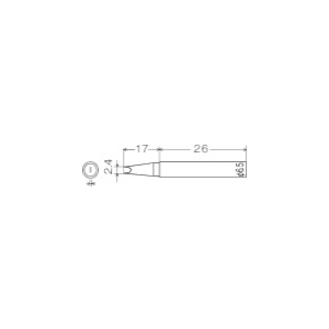 グット PX-601/601AS用交換こて先 2.4D PX-60RT-2.4D