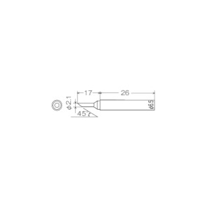 グット PX-601/601AS用交換こて先 2C PX-60RT-2C