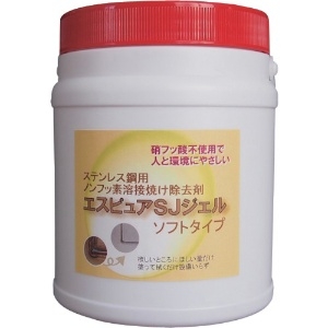 佐々木化学 ステンレス溶接焼け除去剤 エスピュアSJジェル(低粘度タイプ)1kg SJJEL(SOFT)1000G