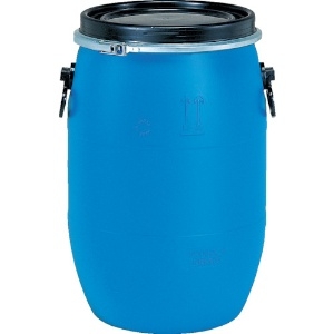 サンコー プラスチックドラムオープンタイプ 850054 PDO60L-1ブルー SKPDO-60L-1-BL