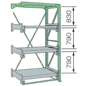 KDS スライドラックSSR10-2809-3HR SSR10-2809-3HR