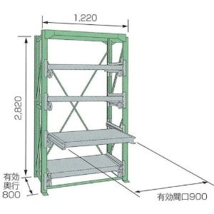 KDS スライドラックSSR10-2809-4HT SSR10-2809-4HT