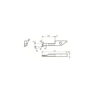 旋削用チップ PCD KPD001 VNBR0620-02NB