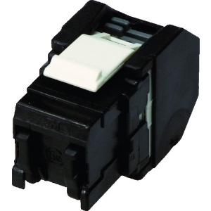 コーニング RJ45モジュラージャック ツールレスタイプ Cat5e 黒 VOL-OCK5E-U-BK