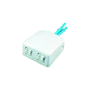 コーニング Cat5e RJ45モジュラージャック露出型アウトレットセット 2ポート VOL-SMB-2TK5