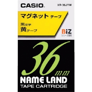 カシオ ネームランド用マグネットテ―プ 36mm XR-36JYW