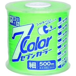 たくみ 7COLOR 細 グリーン 500M 4809