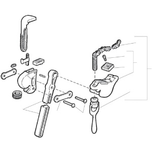 RIDGID D-402-1-X トラニオン アッセンブリー 32085