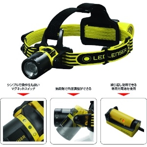 LEDLENSER 【生産完了品】充電式防爆ヘッドライト(LED) EXH8R 充電式防爆ヘッドライト(LED) EXH8R 502103 画像3