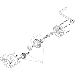 RIDGE ＲＩＤＧＩＤ スライド オペレーターサイド Ｆ／スタビライザー