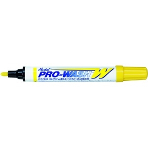 LACO Markal 工業用マーカー「PRO WASH」 黄 97031