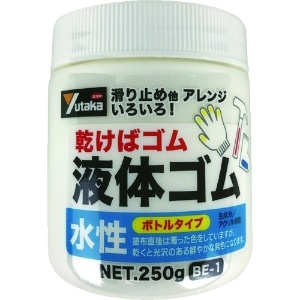 ユタカメイク ゴム 液体ゴム ビンタイプ 250g入り 透明 BE-1