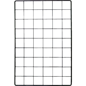 WAKI メッシュパネル 300X450mm 黒 EMP032