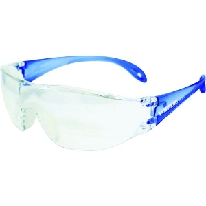YAMAMOTO 一眼型セーフティグラス レンズ色クリア テンプルカラーブルー JIS規格品 LF-301
