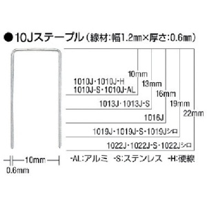 MAX ステープル 肩幅10mm 長さ13mm 5000本入り 1013J