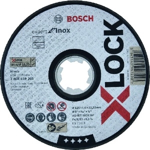 BOSCH X-LOCK切断砥石125x1.6ステンEX 2608619265